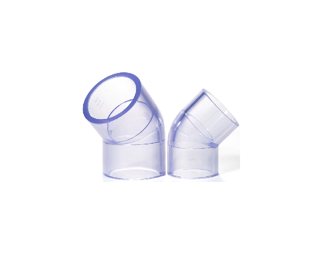 透明45°直弯(TRANSPARENT)